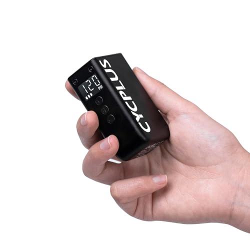 CYCPLUS AS2 PRO Tiny Bicycle Pump with Gauge, Max 120 PSI Electric Mini Pump, Auto Stop, with Presta and Schrader Valve for E-Bike, MTB, and Road Bike (2025 Updated Version)